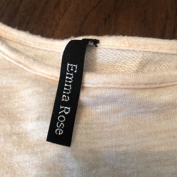 Cream flowy three quarter length top - Picture 2 of 3